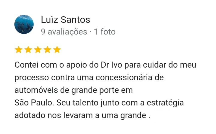 Avaliação de Advogado no Google