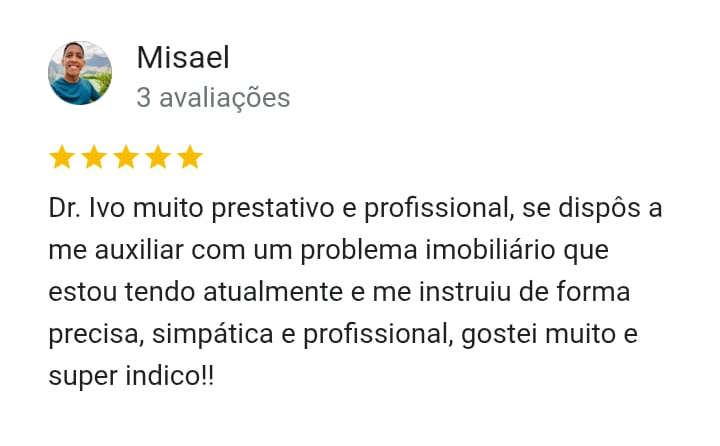 Avaliação de Advogado no Google